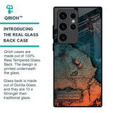 Geographical Map Glass Case for Samsung Galaxy S23 Ultra 5G