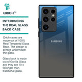Blue Grey Ombre Glass Case for Samsung Galaxy S23 Ultra 5G