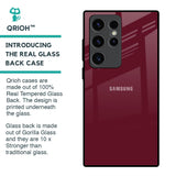 Classic Burgundy Glass Case for Samsung Galaxy S23 Ultra 5G