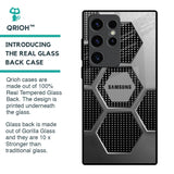 Hexagon Style Glass Case For Samsung Galaxy S23 Ultra 5G