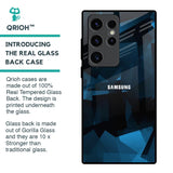 Polygonal Blue Box Glass Case For Samsung Galaxy S23 Ultra 5G