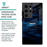 Blue Rough Abstract Glass Case for Samsung Galaxy S23 Ultra 5G