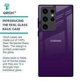 Dark Purple Glass Case for Samsung Galaxy S23 Ultra 5G