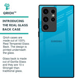 Blue Aqua Glass Case for Samsung Galaxy S23 Ultra 5G