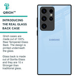 Pastel Sky Blue Glass Case for Samsung Galaxy S23 Ultra 5G