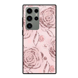 Shimmer Roses Samsung Galaxy S23 Ultra 5G Glass Cases & Covers Online