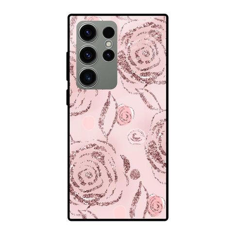 Shimmer Roses Samsung Galaxy S23 Ultra 5G Glass Cases & Covers Online