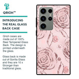 Shimmer Roses Glass case for Samsung Galaxy S23 Ultra 5G