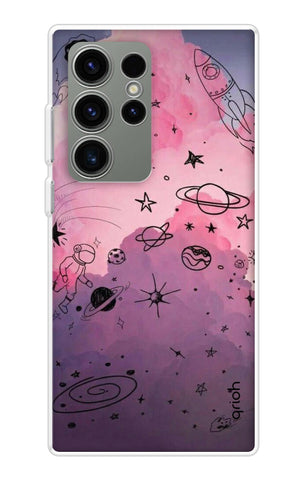 Space Doodles Art Samsung Galaxy S23 Ultra 5G Back Cover