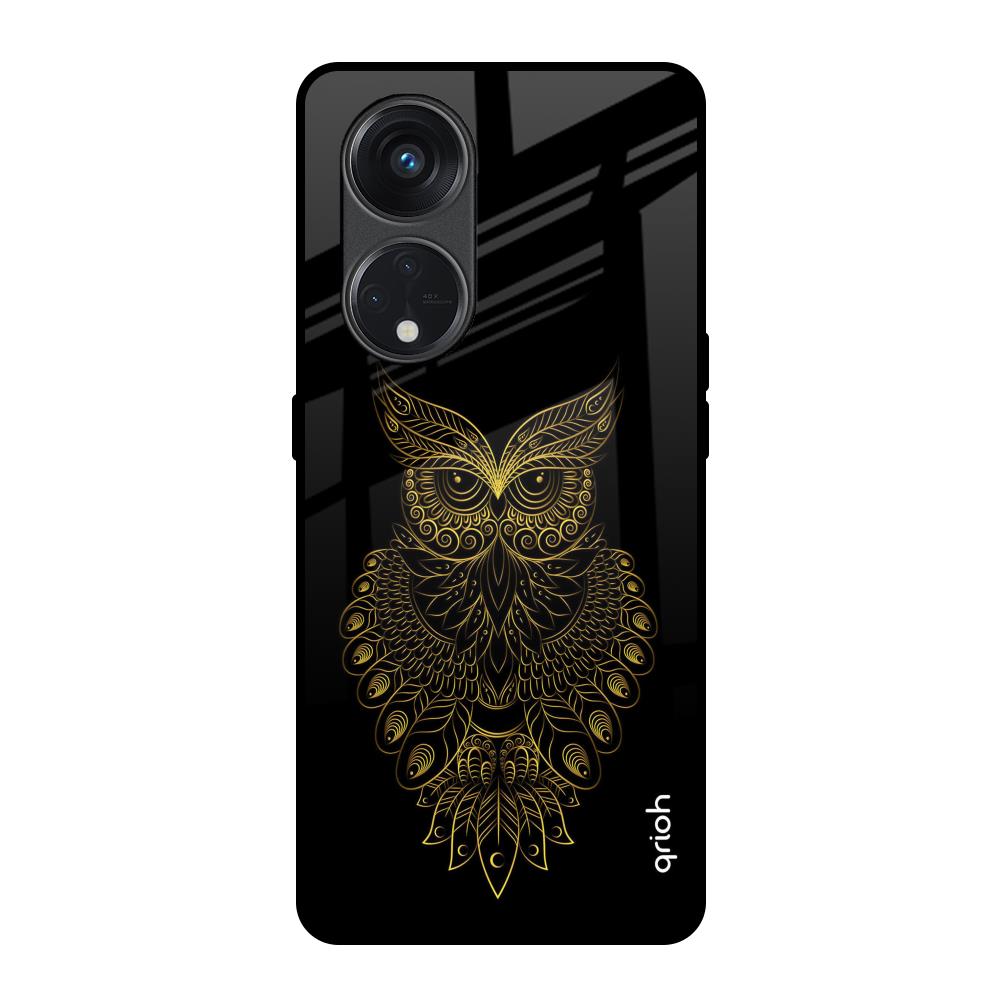 Golden Owl Oppo Reno8T 5G Glass Back Cover Online
