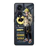 Cool Sanji Oppo Reno8T 5G Glass Back Cover Online