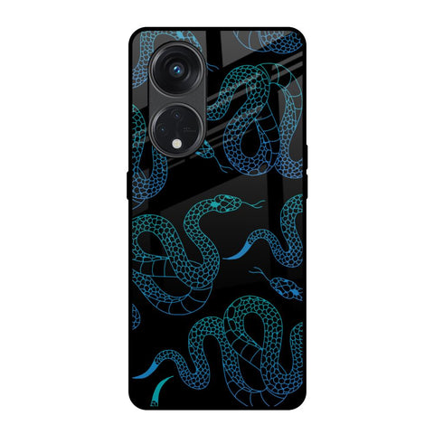Serpentine Oppo Reno8T 5G Glass Back Cover Online