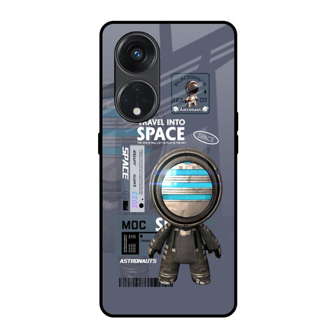 Space Travel Oppo Reno8T 5G Glass Back Cover Online