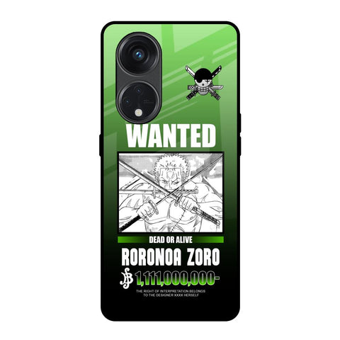 Zoro Wanted Oppo Reno8T 5G Glass Back Cover Online