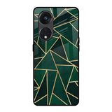 Abstract Green Oppo Reno8T 5G Glass Back Cover Online