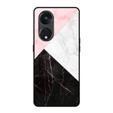 Marble Collage Art Oppo Reno8T 5G Glass Back Cover Online