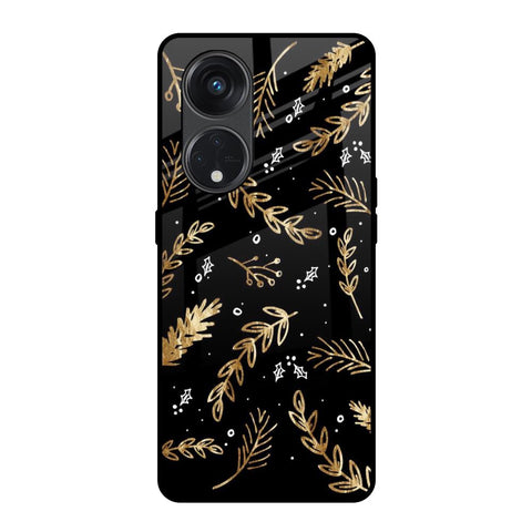 Autumn Leaves Oppo Reno8T 5G Glass Back Cover Online