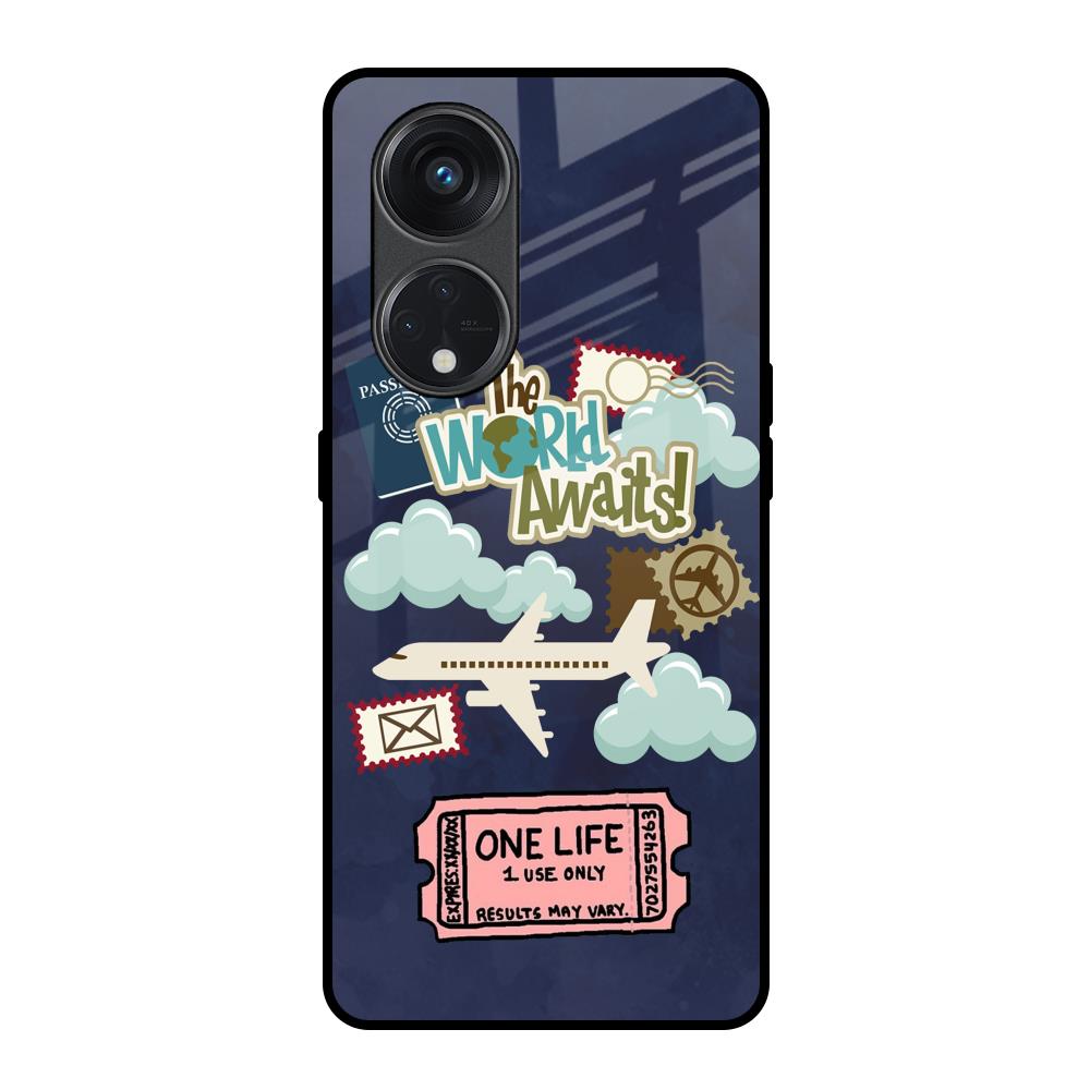 Tour The World Oppo Reno8T 5G Glass Back Cover Online