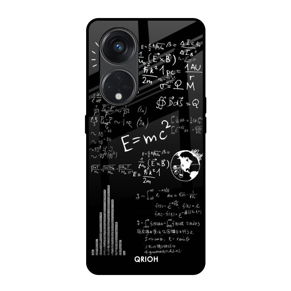 Funny Math Oppo Reno8T 5G Glass Back Cover Online