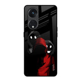 Shadow Character Oppo Reno8T 5G Glass Back Cover Online