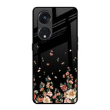 Floating Floral Print Oppo Reno8T 5G Glass Back Cover Online