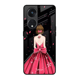 Fashion Princess Oppo Reno8T 5G Glass Back Cover Online