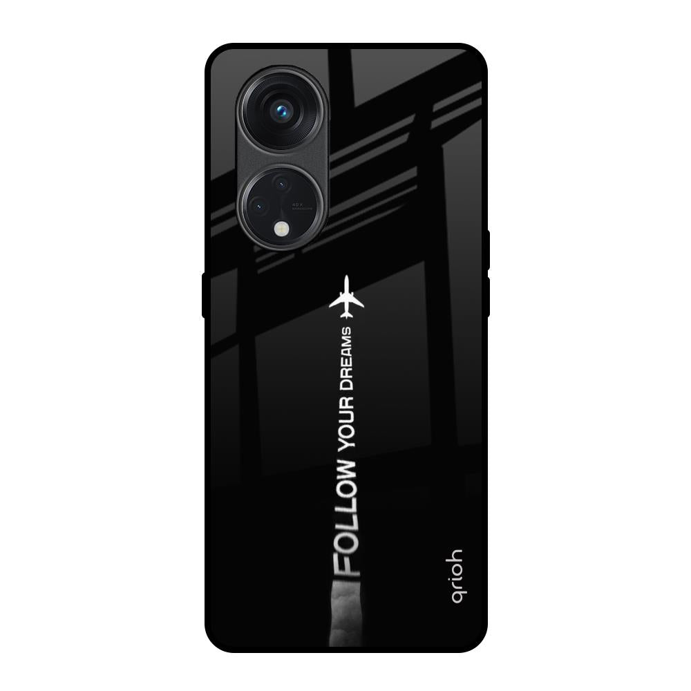 Follow Your Dreams Oppo Reno8T 5G Glass Back Cover Online