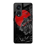 Red Moon Tiger Oppo Reno8T 5G Glass Back Cover Online