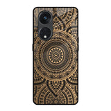 Luxury Mandala Oppo Reno8T 5G Glass Back Cover Online