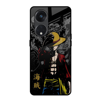 Dark Luffy Oppo Reno8T 5G Glass Back Cover Online