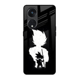 Monochrome Goku Oppo Reno8T 5G Glass Back Cover Online