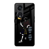 Luffy Line Art Oppo Reno8T 5G Glass Back Cover Online