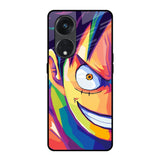 Monkey Wpap Pop Art Oppo Reno8T 5G Glass Back Cover Online