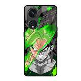 Anime Green Splash Oppo Reno8T 5G Glass Back Cover Online