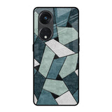 Abstact Tiles Oppo Reno8T 5G Glass Back Cover Online