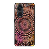Floral Mandala Oppo Reno8T 5G Glass Back Cover Online