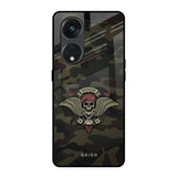 Army Warrior Oppo Reno8T 5G Glass Back Cover Online