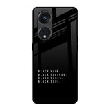 Black Soul Oppo Reno8T 5G Glass Back Cover Online