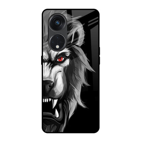 Wild Lion Oppo Reno8T 5G Glass Back Cover Online