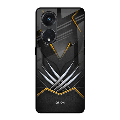 Black Warrior Oppo Reno8T 5G Glass Back Cover Online