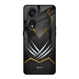 Black Warrior Oppo Reno8T 5G Glass Back Cover Online