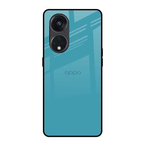 Oceanic Turquiose Oppo Reno8T 5G Glass Back Cover Online