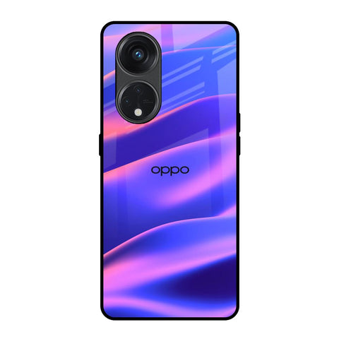 Colorful Dunes Oppo Reno8T 5G Glass Back Cover Online
