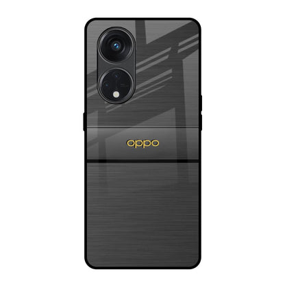 Grey Metallic Glass Oppo Reno8T 5G Glass Back Cover Online