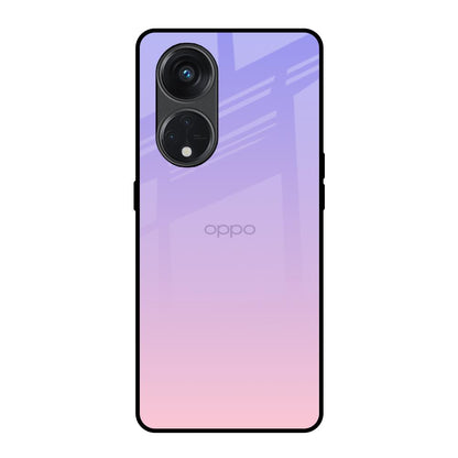 Lavender Gradient Oppo Reno8T 5G Glass Back Cover Online