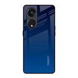 Very Blue Oppo Reno8T 5G Glass Back Cover Online