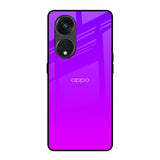 Purple Pink Oppo Reno8T 5G Glass Back Cover Online