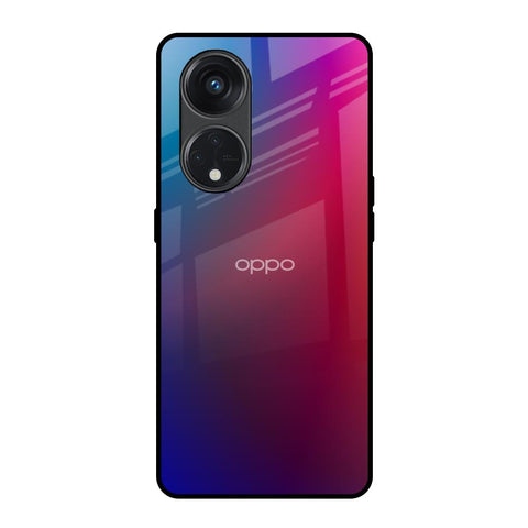Magical Color Shade Oppo Reno8T 5G Glass Back Cover Online