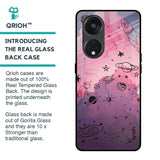 Space Doodles Glass Case for Oppo Reno8T 5G