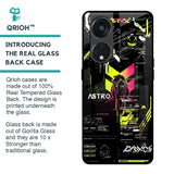 Astro Glitch Glass Case for Oppo Reno8T 5G